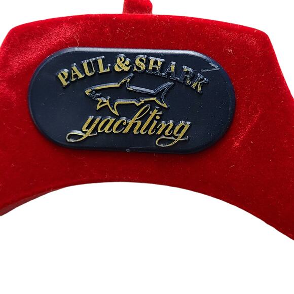 Vintage Paul & Shark red flocked coat hanger - Picture 1 of 4